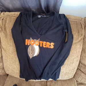 Hooters black long sleeve uniform